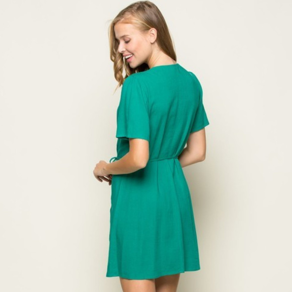 BUTTON DOWN DRESS - Picture 2 of 3